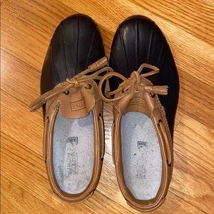 Sperry top-sider waterproof rubber boot duck mule